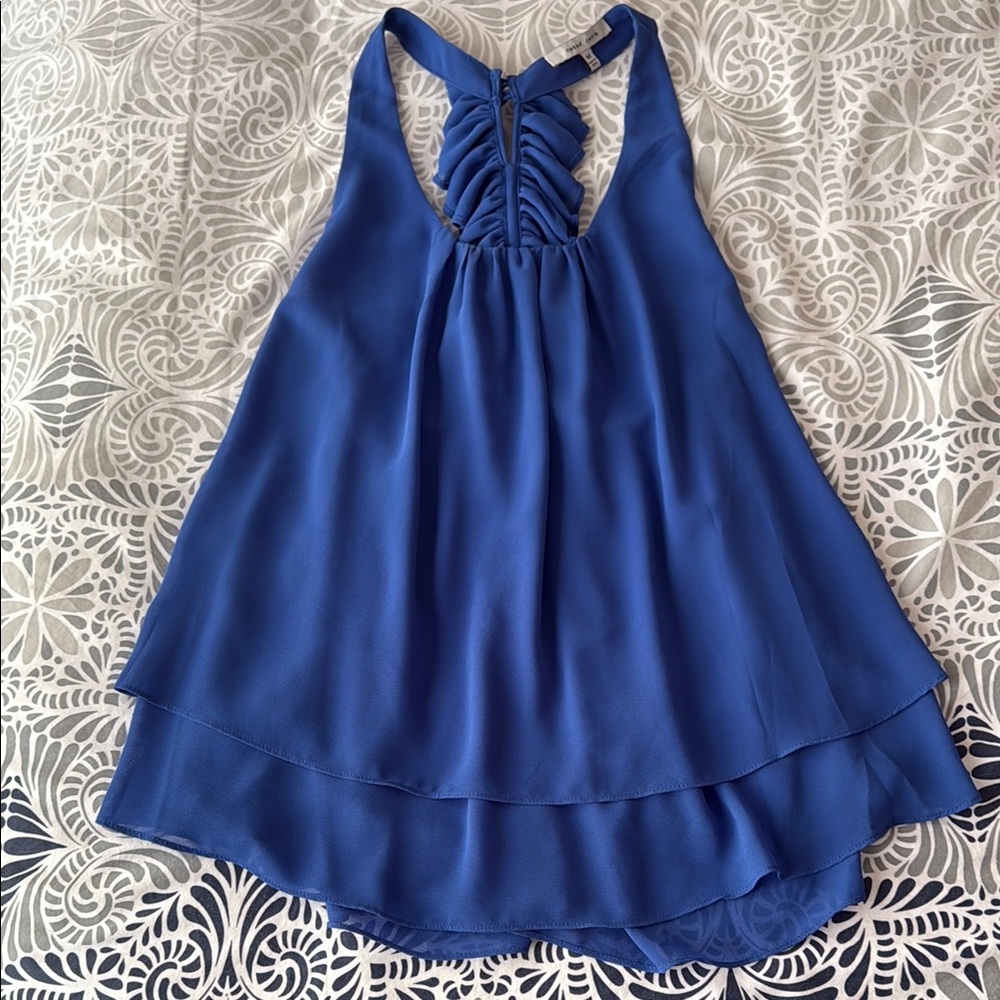 Blue Sleeveless Women's Top